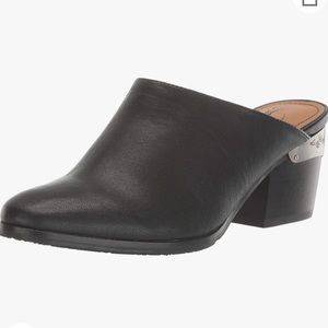 Patricia Nash Michaela Leather Mules Black Heel 11